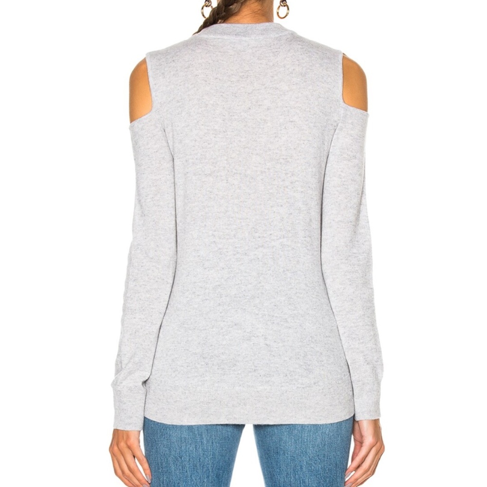 Veronica Beard Central Cold Shoulder 100% Cashmer… - image 3